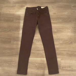 Rag & Bone purple skinny jeans size 28